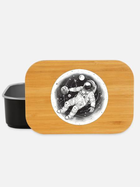 Astronaut - Lunch Box - Schwarz