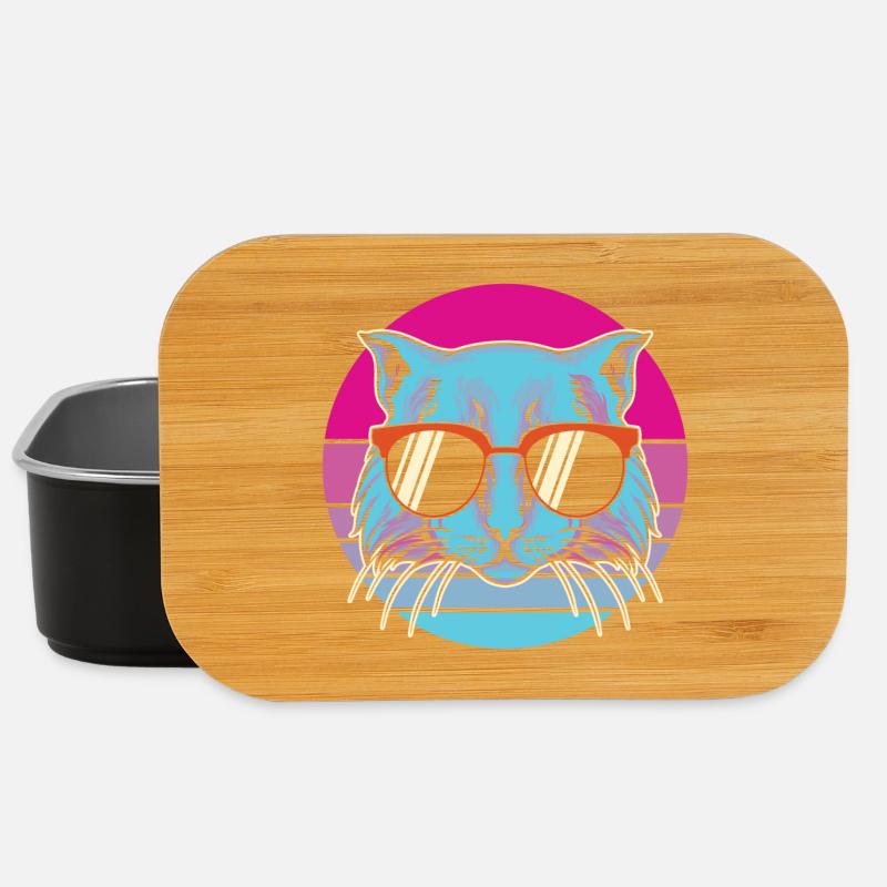 Katze, Katze also, ich liebe Katzen - Lunch Box - Schwarz