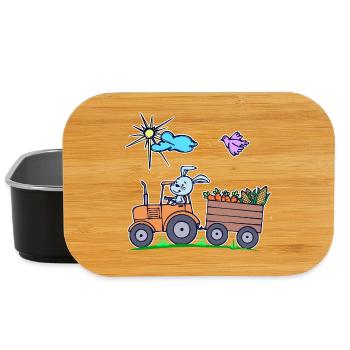 Véhicule Tracteur Déclaration de l’agriculteur agricole biologique - Boîte à goûter - noir - Devant