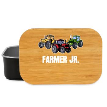 Traktor Statement Jungbauer Landmaschinen Ackerbau - Lunch Box - Schwarz - Vorne