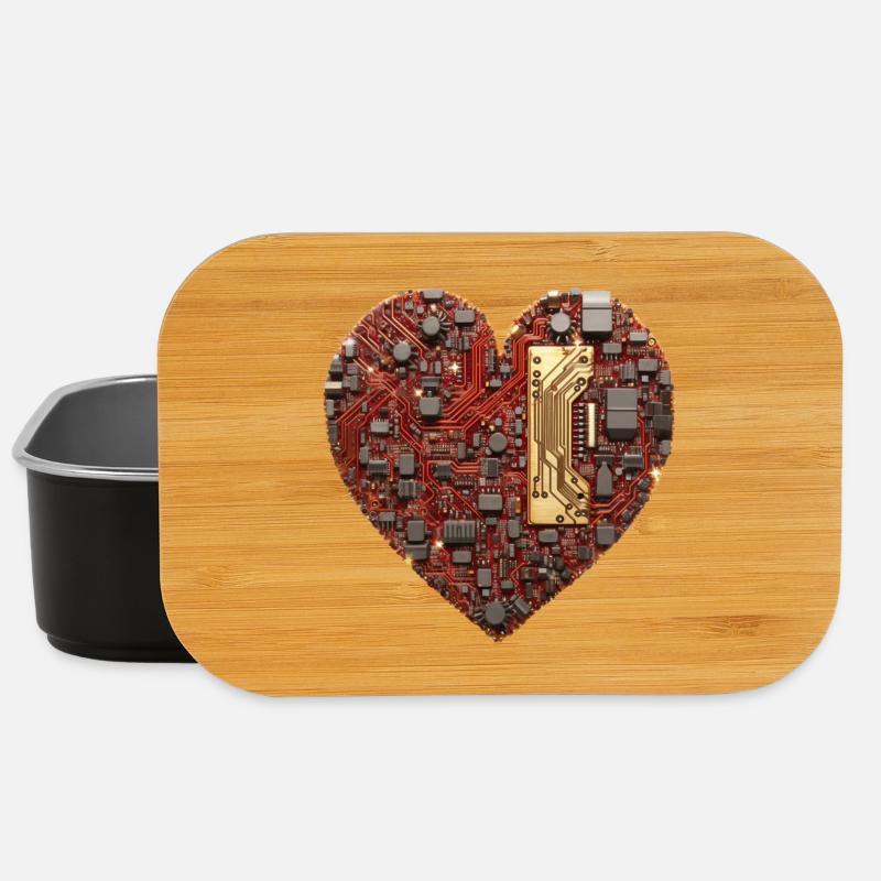 Heart of Circuits - Lunch Box - black
