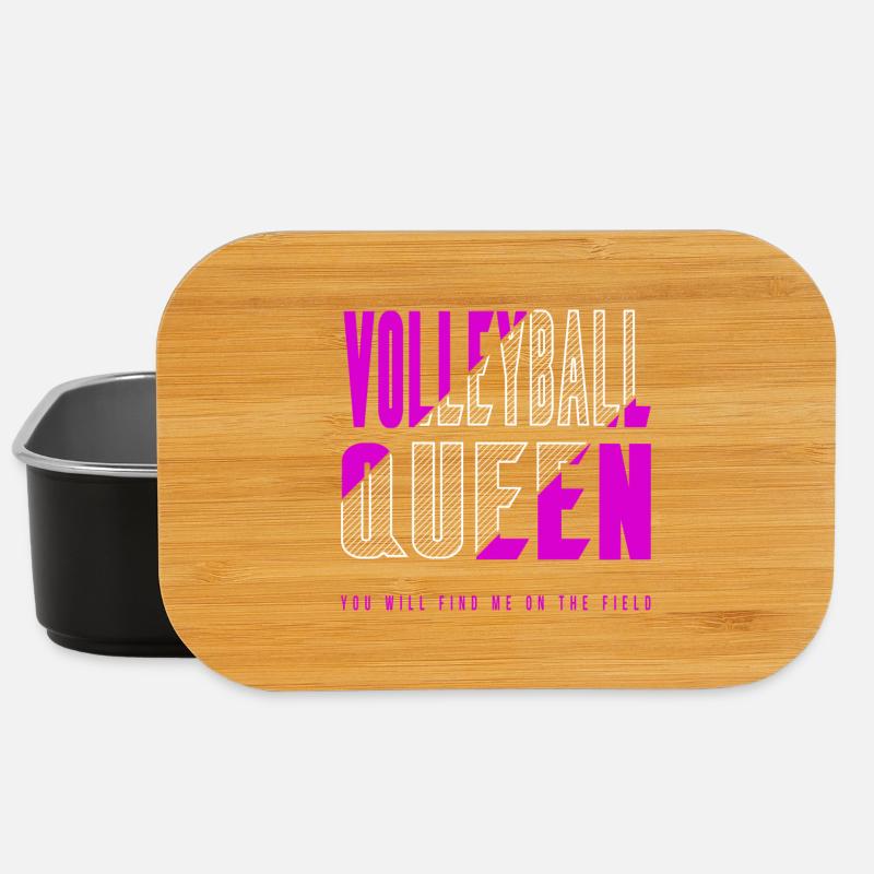 Volleyball Königin - Lunch Box - Schwarz