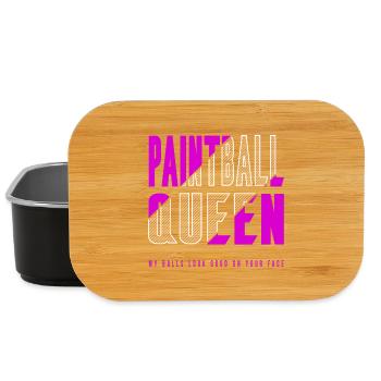 Reine du paintball - Boîte à goûter - noir - Devant