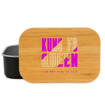 Kung Fu Königin - Lunch Box - Schwarz - Vorne