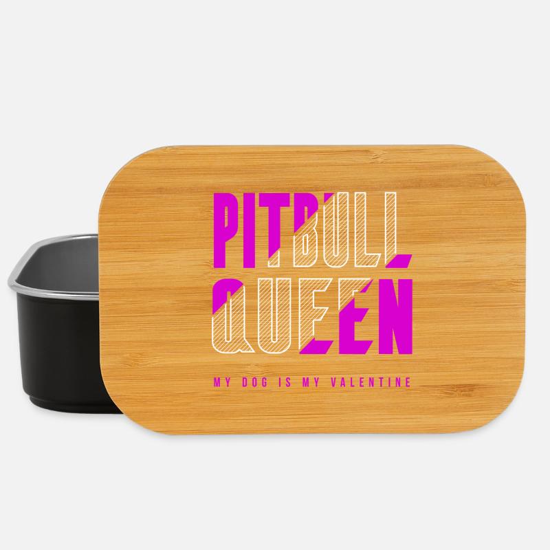 Pitbull Königin - Lunch Box - Schwarz