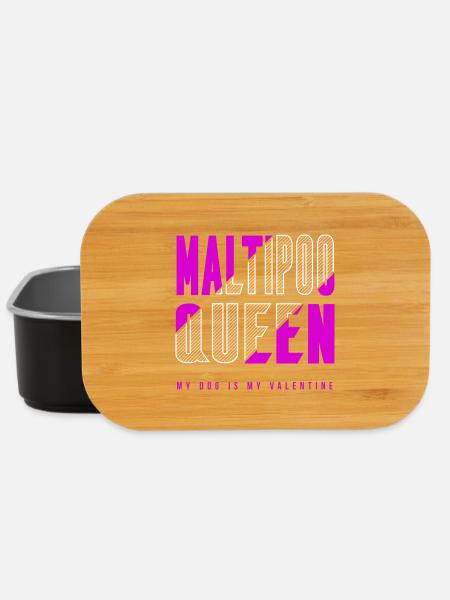 Maltipoo Königin - Lunch Box - Schwarz