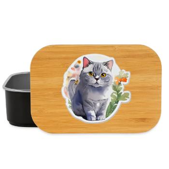 British Shorthair - Lunch Box - black - Front