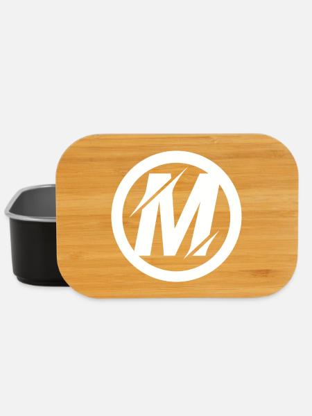 Illustration du logo M - Boîte à goûter - noir