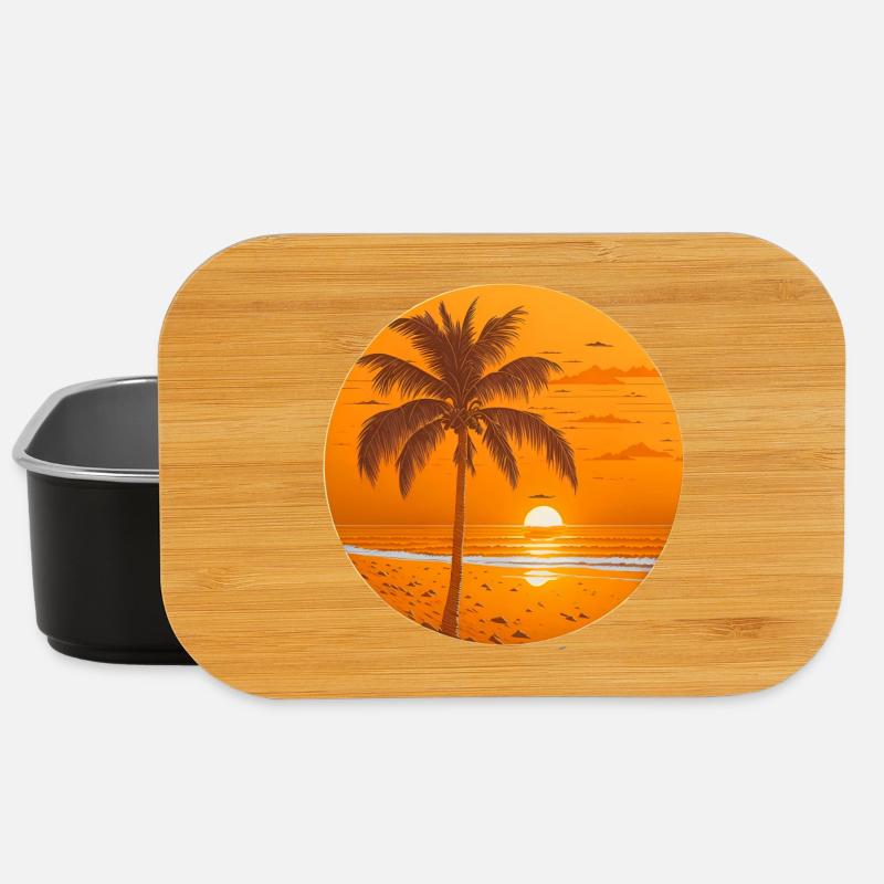 Sonnenuntergang - Lunch Box - Schwarz