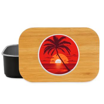 Sonnenuntergang - Lunch Box - Schwarz - Vorne