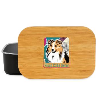 Stolzer Collie-Besitzer - Lunch Box - Schwarz - Vorne