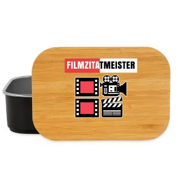 Binge Watching Fernsehabend Movies Statement Kino - Lunch Box - Schwarz - Vorne