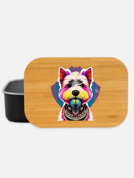 West Highland Terrier - Lunch Box - black