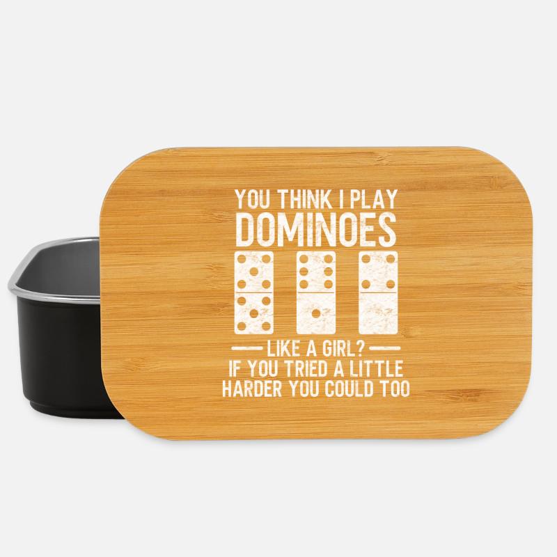 Domino Design - Lunch Box - Schwarz