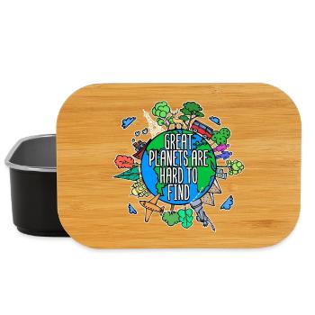 Umwelt Mutter Erde Umweltschutz Baum Naturschutz - Lunch Box - Schwarz - Vorne