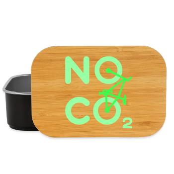 Environmentalist Co2 Environmental Statement Earth Nature - Lunch Box - black - Front