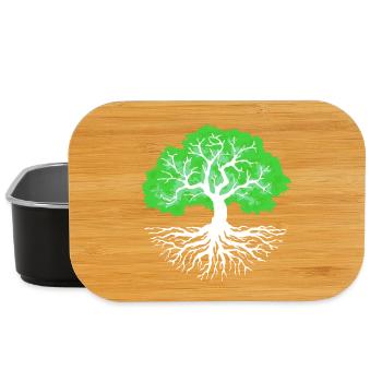 Nature Conservation Tree Nature Earth Environment Environmental Protection - Lunch Box - black - Front