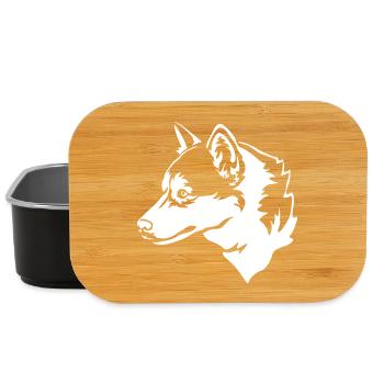 Husky Head "Black Edition" - Lunch Box - black - Front