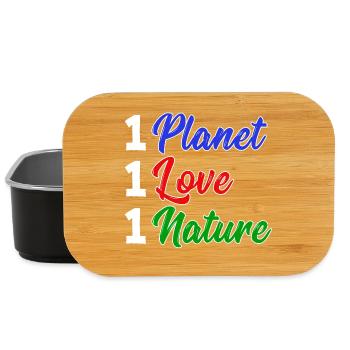 Mutter Erde Planet Natur Statement Naturschutz - Lunch Box - Schwarz - Vorne