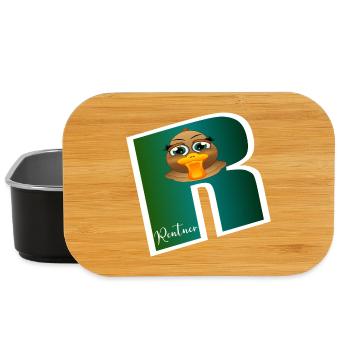 Abschiedsgeschenke Rente Ente - Lunch Box - Schwarz - Vorne