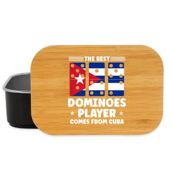 Conception de jeux Domino - Boîte à goûter - noir - Devant