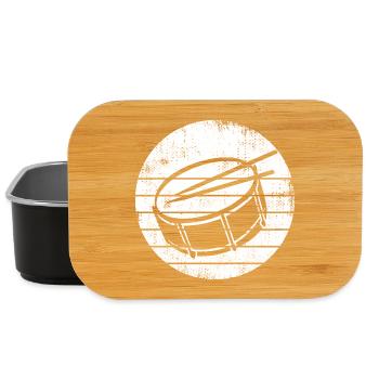 Snare Drum Zeichnung - Lunch Box - Schwarz - Vorne