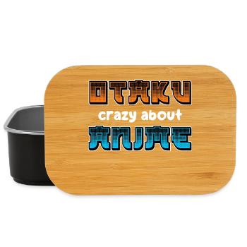Otaku Anime Animation Japan Manga Statement Comic - Lunch Box - black - Front