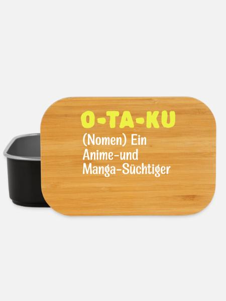 Manga Statement Anime Otaku Mangastyle Trickfilm - Lunch Box - Schwarz
