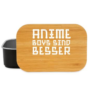 Manga Japan Anime Statement Comic Trickfilm - Lunch Box - Schwarz - Vorne