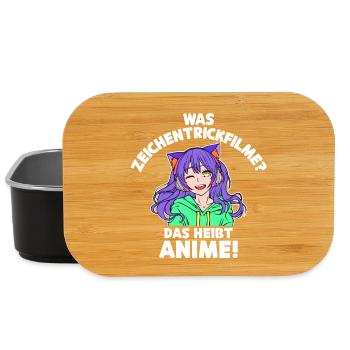 Anime Zeichentrick Comic Japan Mangastyle Manga - Lunch Box - Schwarz - Vorne