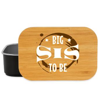 Geschwisterliebe Großer Bruder Sis Statement - Lunch Box - Schwarz - Vorne