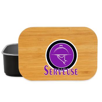 Serveuse - Boîte à goûter - noir - Devant