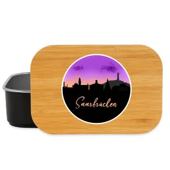 Saarbrücken Fineline Skyline - Lunch Box - Schwarz - Vorne