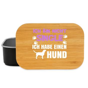 Lieblingstier Hund Statement Kuscheltier Haustiere - Lunch Box - Schwarz - Vorne