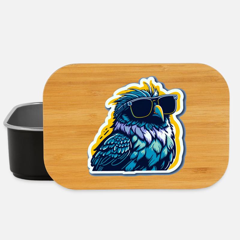 So ein cooler Vogel - Lunch Box - Schwarz