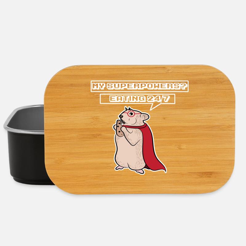 Maus Statement Haustiere Heimtier Statement - Lunch Box - Schwarz