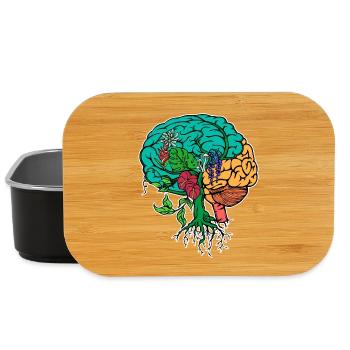 Nachhaltigkeit Umwelt Umweltschützer Baum Erde - Lunch Box - Schwarz - Vorne