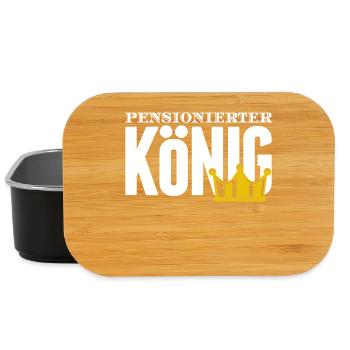 Beruf Senior Job Freiheit Ruhestand Statement - Lunch Box - Schwarz - Vorne