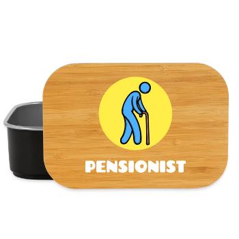 retirement senior saying retirement freedom - Lunch Box - black - Front