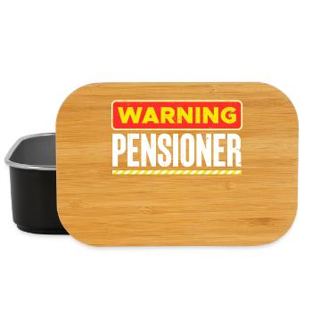 Déclaration de retraite des retraités Retraite Senior - Boîte à goûter - noir - Devant