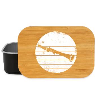 Esquisse de clarinette - Boîte à goûter - noir - Devant
