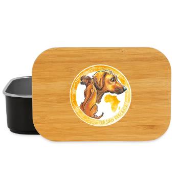 Rhodesian Ridgeback - Lunch Box - Schwarz - Vorne
