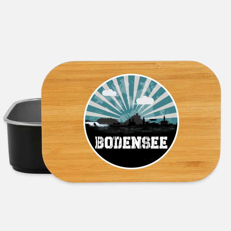Bodensee Blue Hour Skyline - Lunch Box - Schwarz