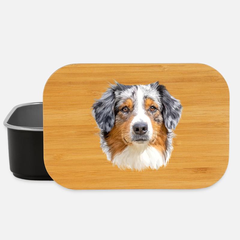 Australian Shepherd - Lunch Box - Schwarz