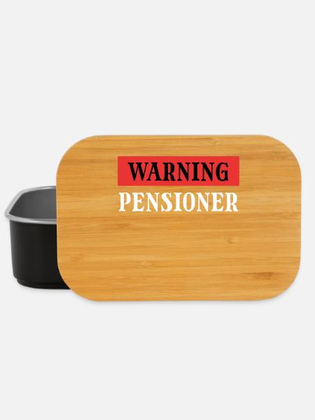 Retraite Senior Statement Retraite Loisirs - Boîte à goûter - noir