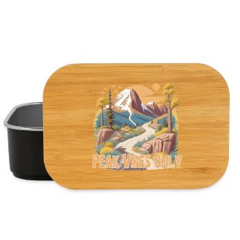 Hiking, Mountains - Lunch Box - black - Front