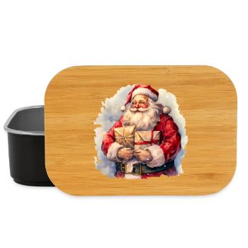 Aquarell mit Geschenken - Lunch Box - Schwarz - Vorne