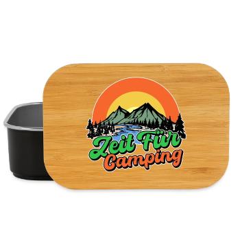 Montagnes, Nature, Camping, Déclaration, Détente, Camping - Boîte à goûter - noir - Devant