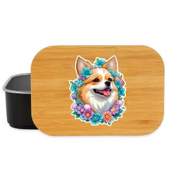 Pomeranian Zwergspitz - Lunch Box - Schwarz - Vorne