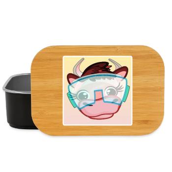 LUNETTES DE SKI VACHES LAITIÈRES - SPORTS D’HIVER SKI - Boîte à goûter - noir - Devant